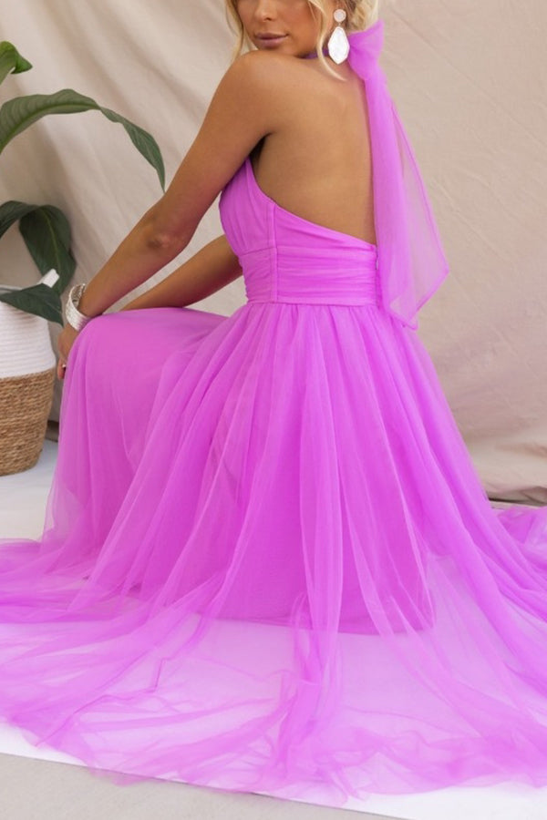 Damenkleid mit langem rock