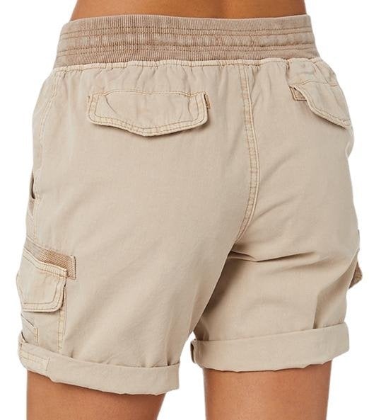 Lässige lockere shorts mit hoher taille für frauen