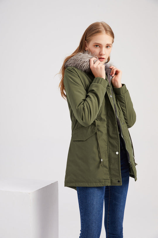 Damen-Parka mit Kapuze