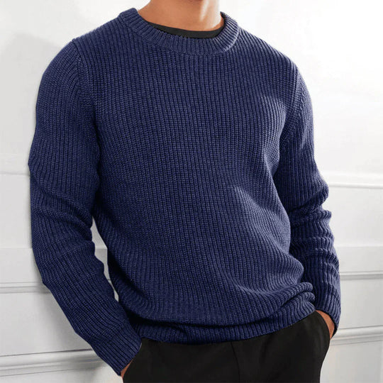 Stylischer Pullover mit Rundhalsausschnitt für Herren