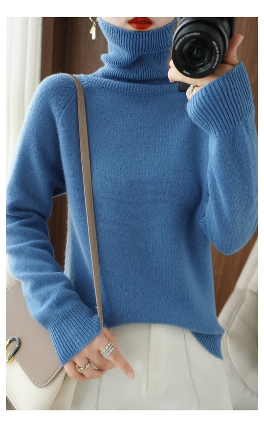 Damen-Rollkragenpullover