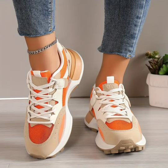 Bequeme orangefarbene schuhe für frauen