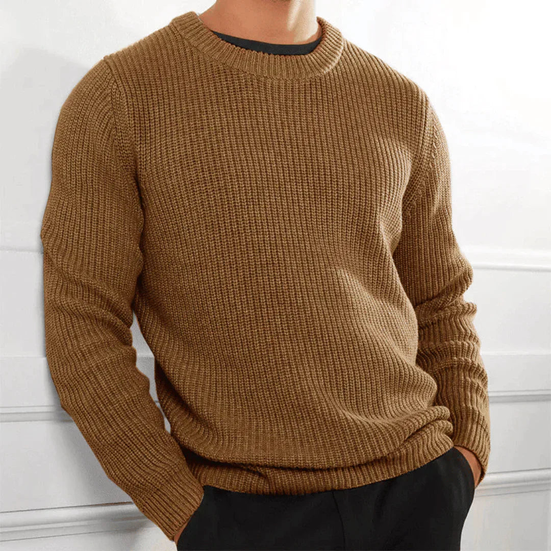 Stylischer Pullover mit Rundhalsausschnitt für Herren