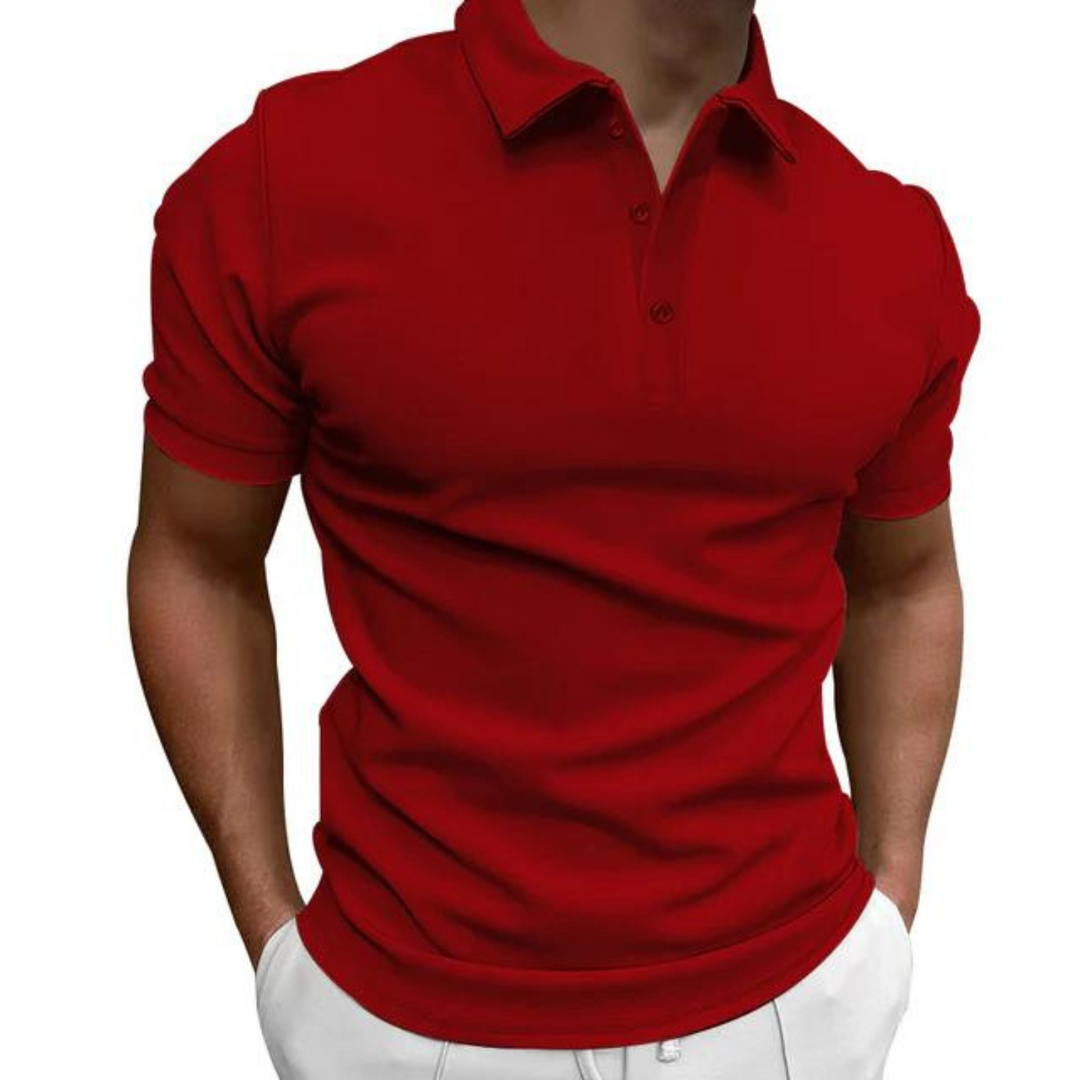 Herren polo im klassischen design