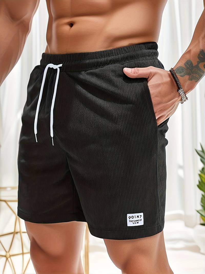 Herren-cord-shorts