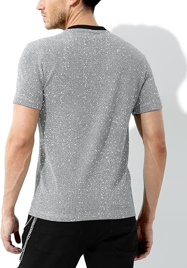 Kurzärmelige glitzertops