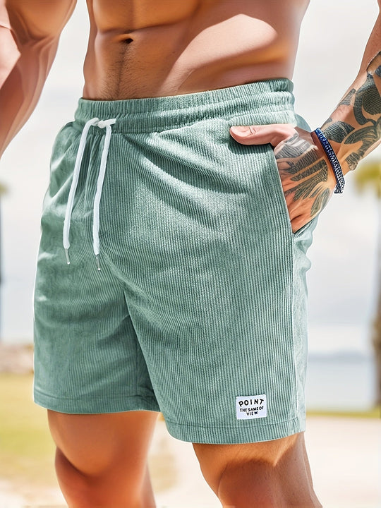 Herren-cord-shorts