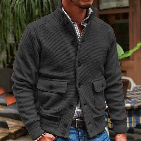 Stylische Jacke mit Stehkragen für Männer