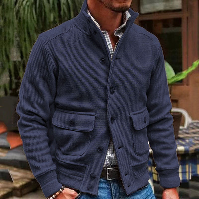 Stylische Jacke mit Stehkragen für Männer