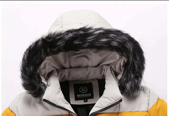 Thermo-Winterjacke mit Kapuze für Herren