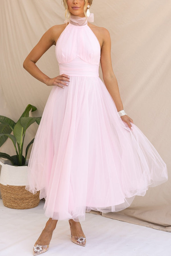 Damenkleid mit langem rock