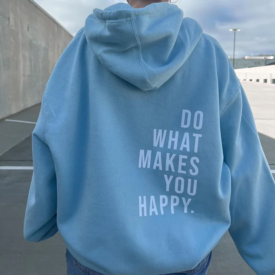 Stylischer Hoodie Mit Schriftzug