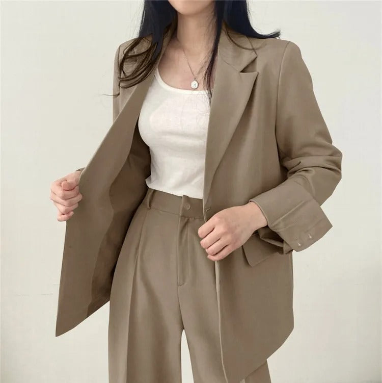 Blazer und Hosenset für Damen