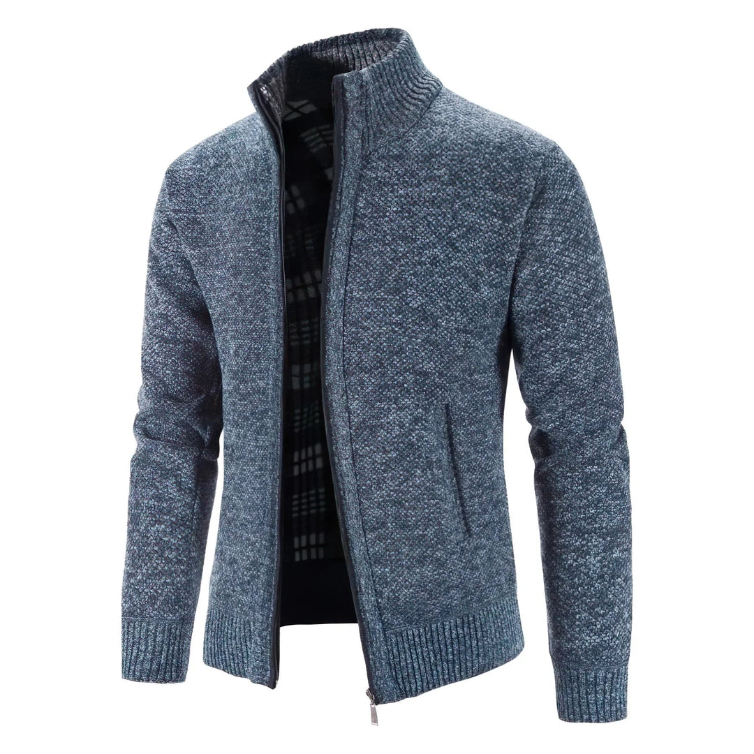 Stylische Strickjacke mit Reißverschluss für Herren