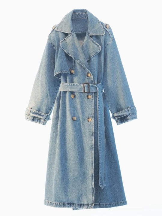 Denim Trenchcoats für Damen