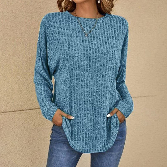 Pullover mit Rundhalsausschnitt für Damen