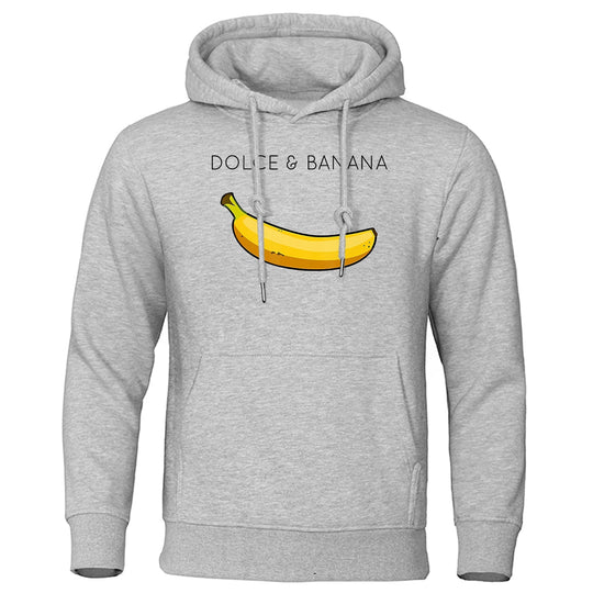 Kapuzenpullover mit Bananendruck für Herren