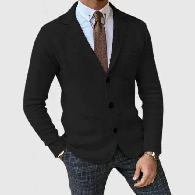 Luxuriöser Strickblazer für Herren