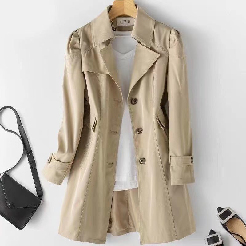 Schicker trenchcoat für frauen