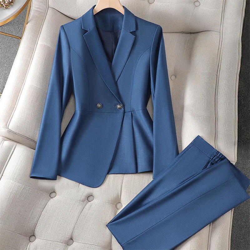 Executive blazer und hose set für frauen