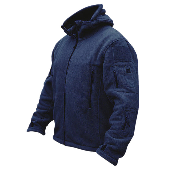 Fleecejacke mit Kapuze für Herren