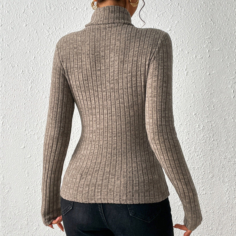 Eleganter Rollkragenpullover für Damen