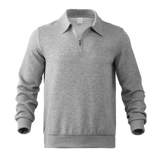 Polopullover mit Reißverschluss für Herren