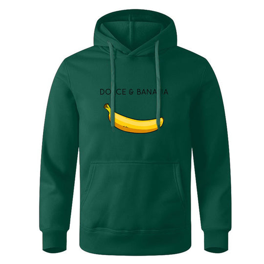 Kapuzenpullover mit Bananendruck für Herren