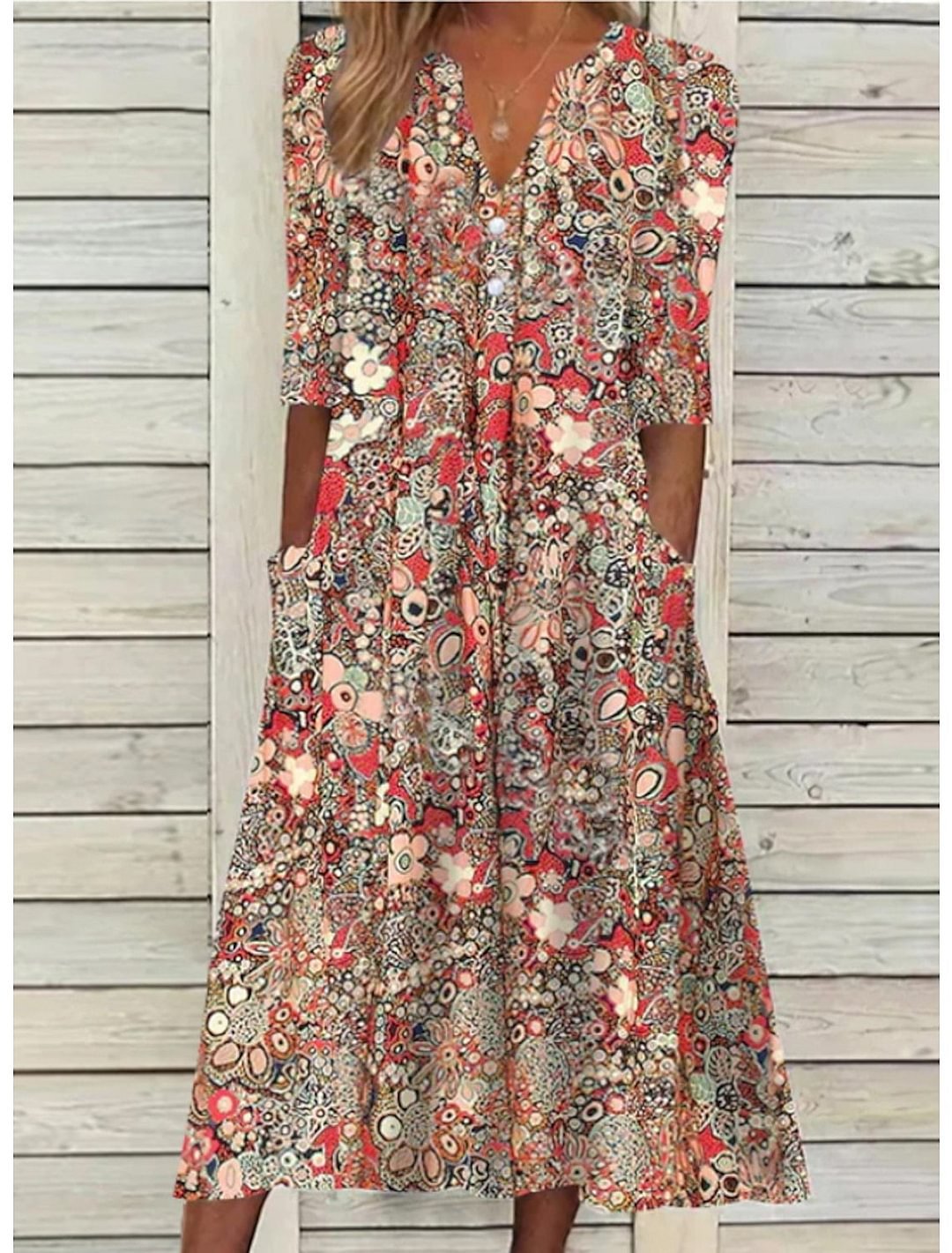 Elegantes sommerkleid für frauen