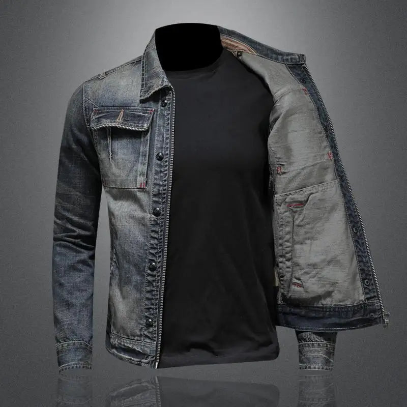 Retro-Denimjacke für Herren