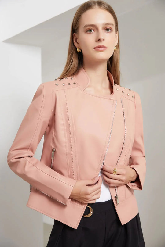 Elegante Lederjacke für Damen