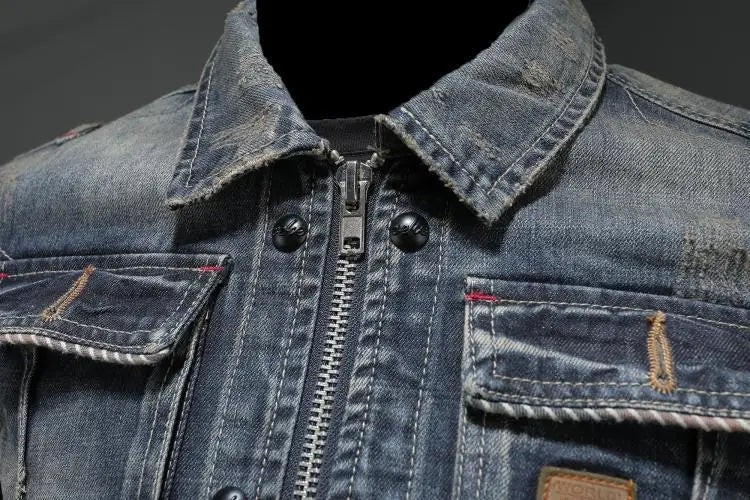 Retro-Denimjacke für Herren