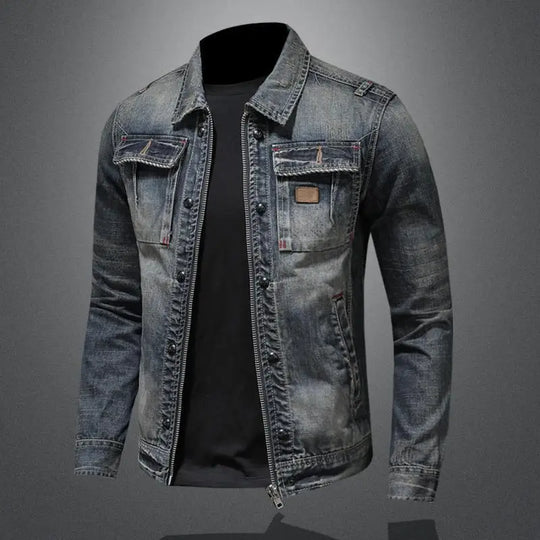 Retro-Denimjacke für Herren