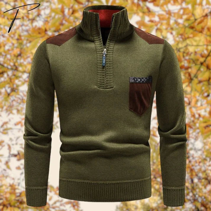 Herren Pullover mit Reißverschluss