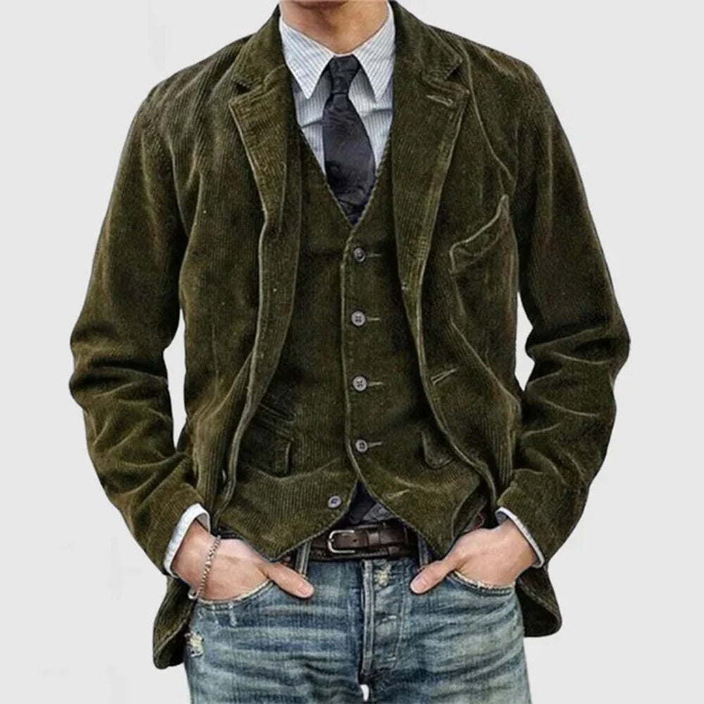 Set aus Weste und Jacke für Herren