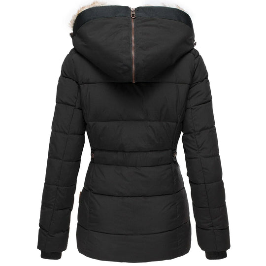 Stylische gefütterte winterjacke