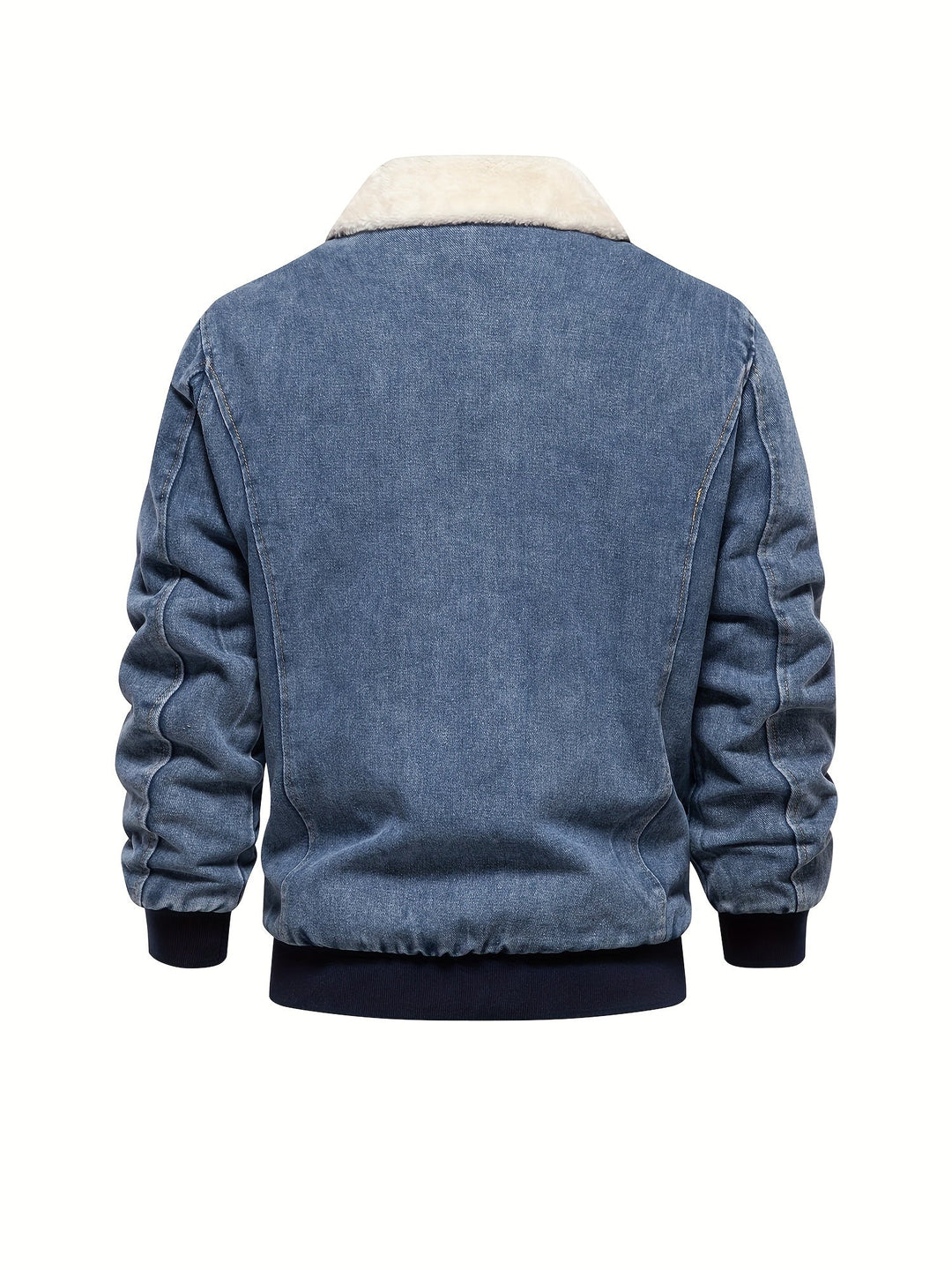 Lucas - Denim-Fleece-Jacke für Herren