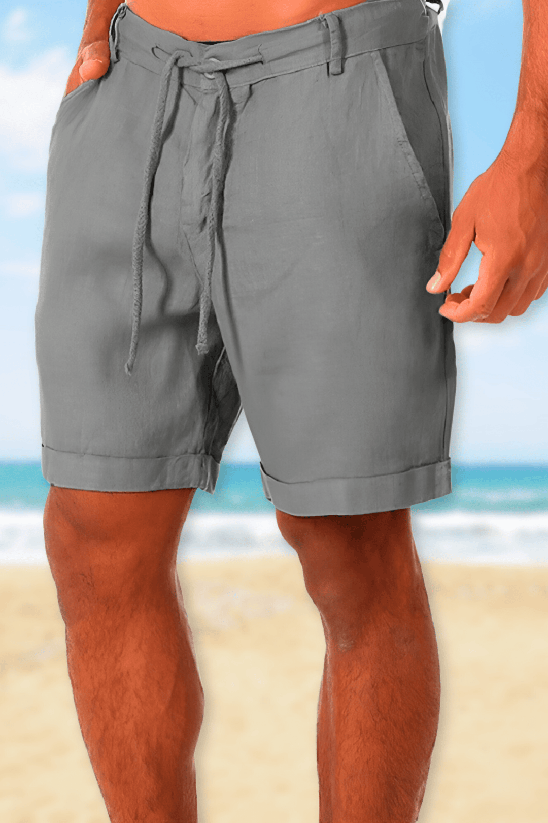 Herren leinen shorts sommer kollektion