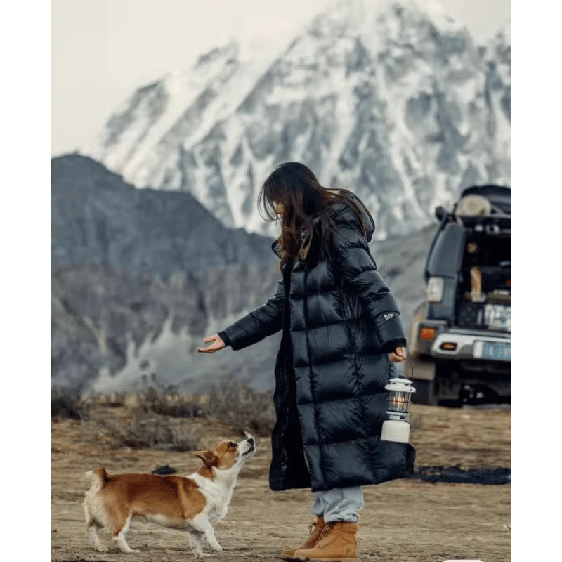 Puffjacke mit langen Ärmeln