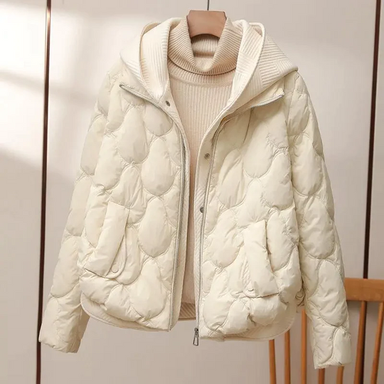 Regenfeste Puffjacke