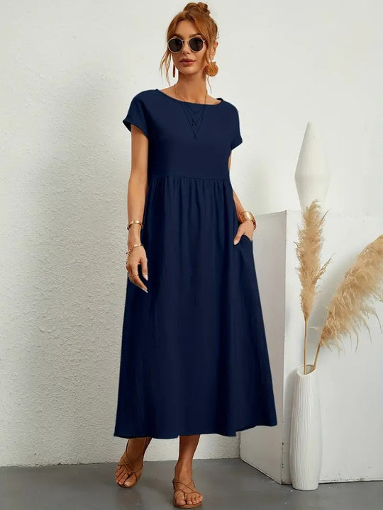 Damen sommerkleid mit tasche