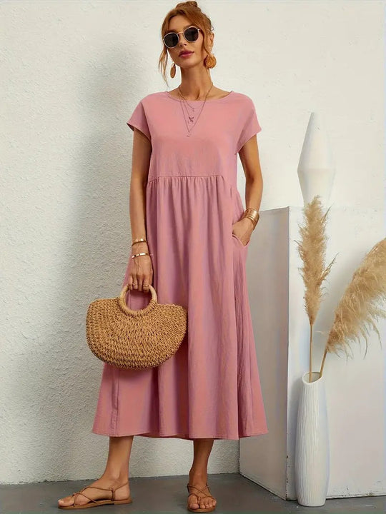 Damen sommerkleid mit tasche