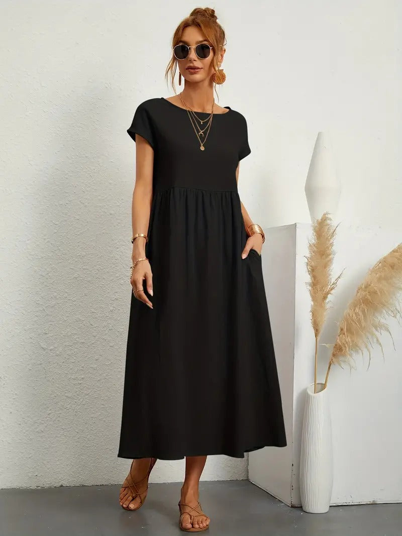 Damen sommerkleid mit tasche