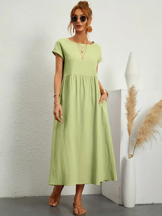 Damen sommerkleid mit tasche