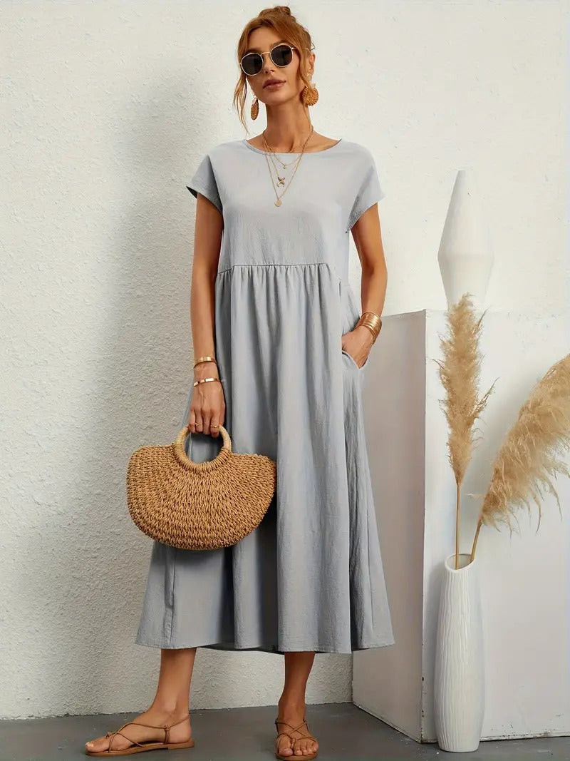 Damen sommerkleid mit tasche