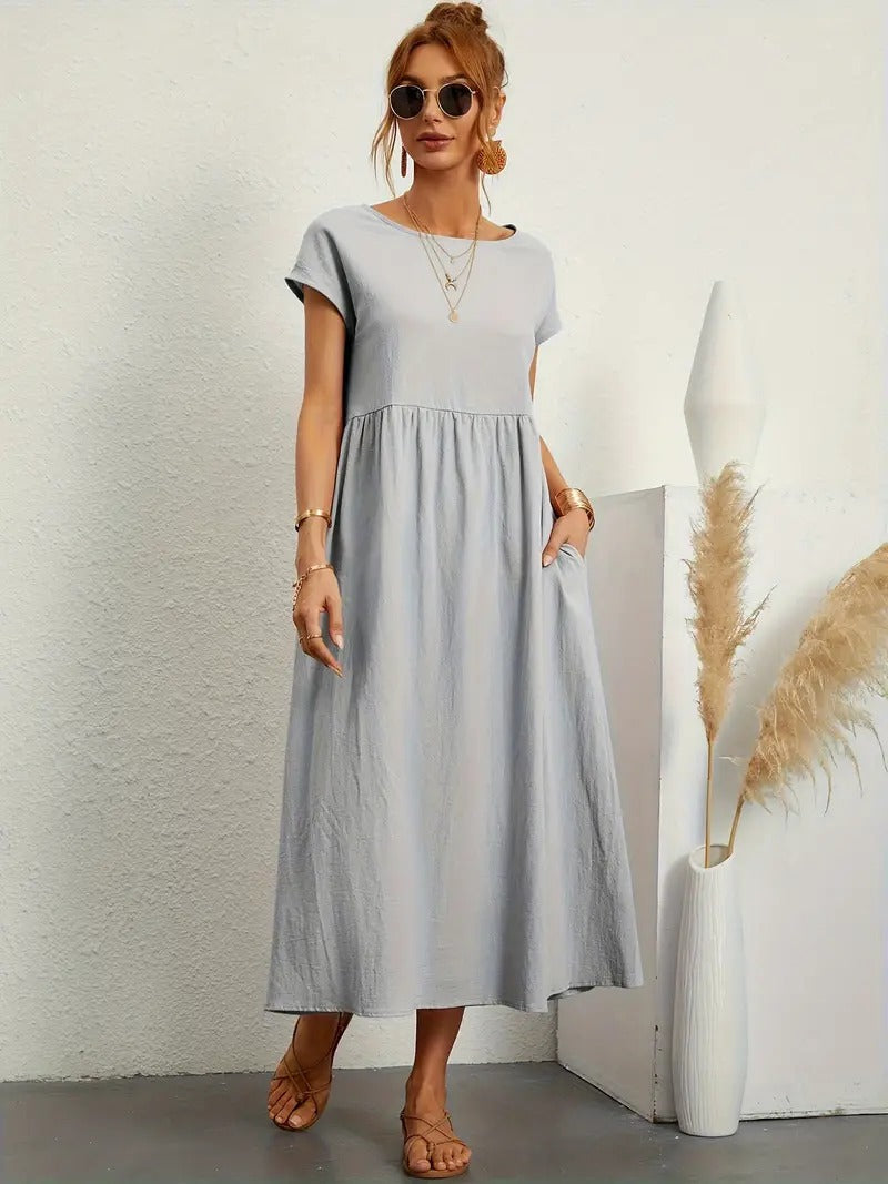 Damen sommerkleid mit tasche