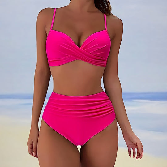 Bikini mit hoher taille