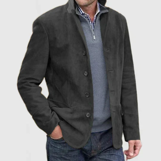 Herren Vintage Button-Down-Jacke