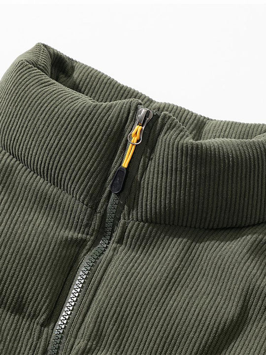 Cord-Pufferjacke für Herren