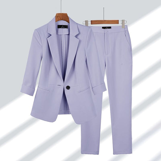 Elegantes set aus blazer und hose für frauen